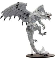 pathfinder battles - gargantuan white dragon wzk73145